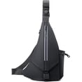 thumbnail image 1 of Waterproof Sling Crossbody Bag Travel Purses with Water Bottle Holder, Slim Chest Shoulder Backpack for Men, 1 of 6