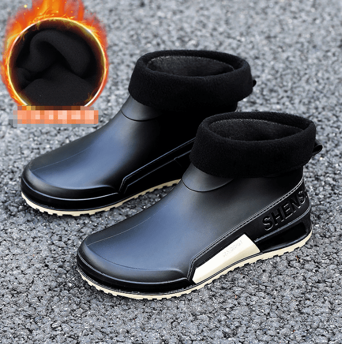 Waterproof Slip-Resistant Rain Boots for Women & Men - Rubber Outdoor Work Boots for Gardening, Fishing, Boating, Camping