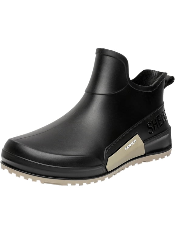 Waterproof Slip-Resistant Rain Boots for Women & Men - Rubber Outdoor Work Boots for Gardening, Fishing, Boating, Camping