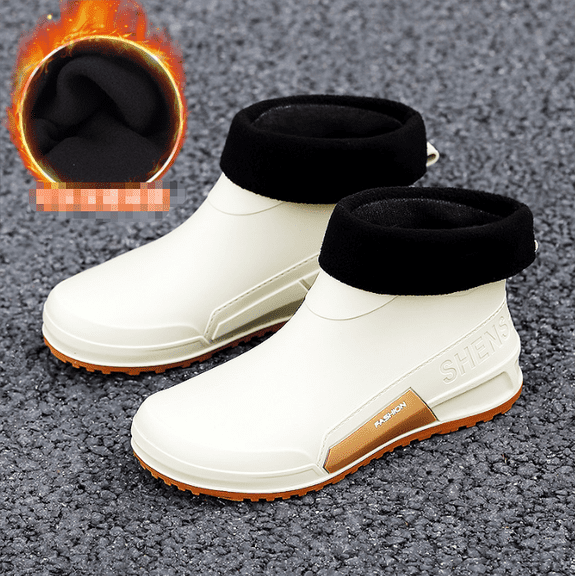 Waterproof Slip-Resistant Rain Boots for Women & Men - Rubber Outdoor Work Boots for Gardening, Fishing, Boating, Camping