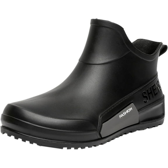Waterproof Slip-Resistant Rain Boots for Women & Men - Rubber Outdoor Work Boots for Gardening, Fishing, Boating, Camping