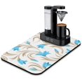 thumbnail image 1 of Waterproof & SlipResistant Coffee Drying Mat 19.5x12in, Super Absorbent Diatom Mud, QuickDry Fabric, Easy to Clean, Coffee Mat Decorative Pattern Design, 1 of 7