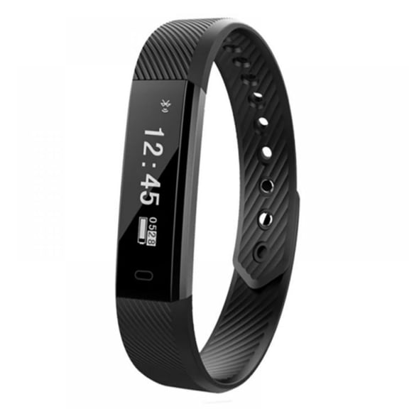 Waterproof Smart Fitness Tracker Wristband with Heart Rate & Sleep Monitor