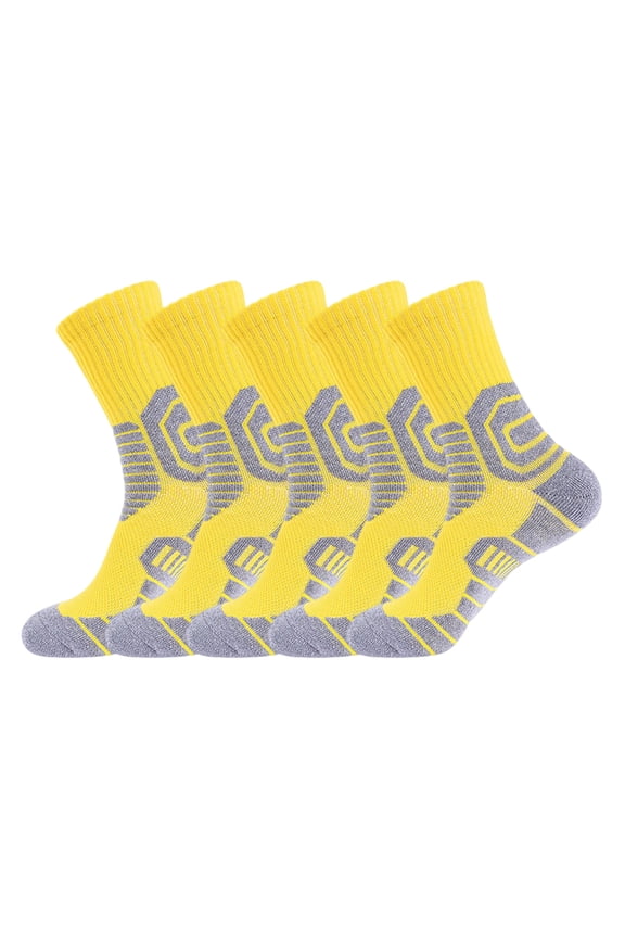Waterproof Socks for Men and Women,Outdoor Breathable Socks for Hiking, Wading, Skating, Skiing, Camping, Earthy Yellow