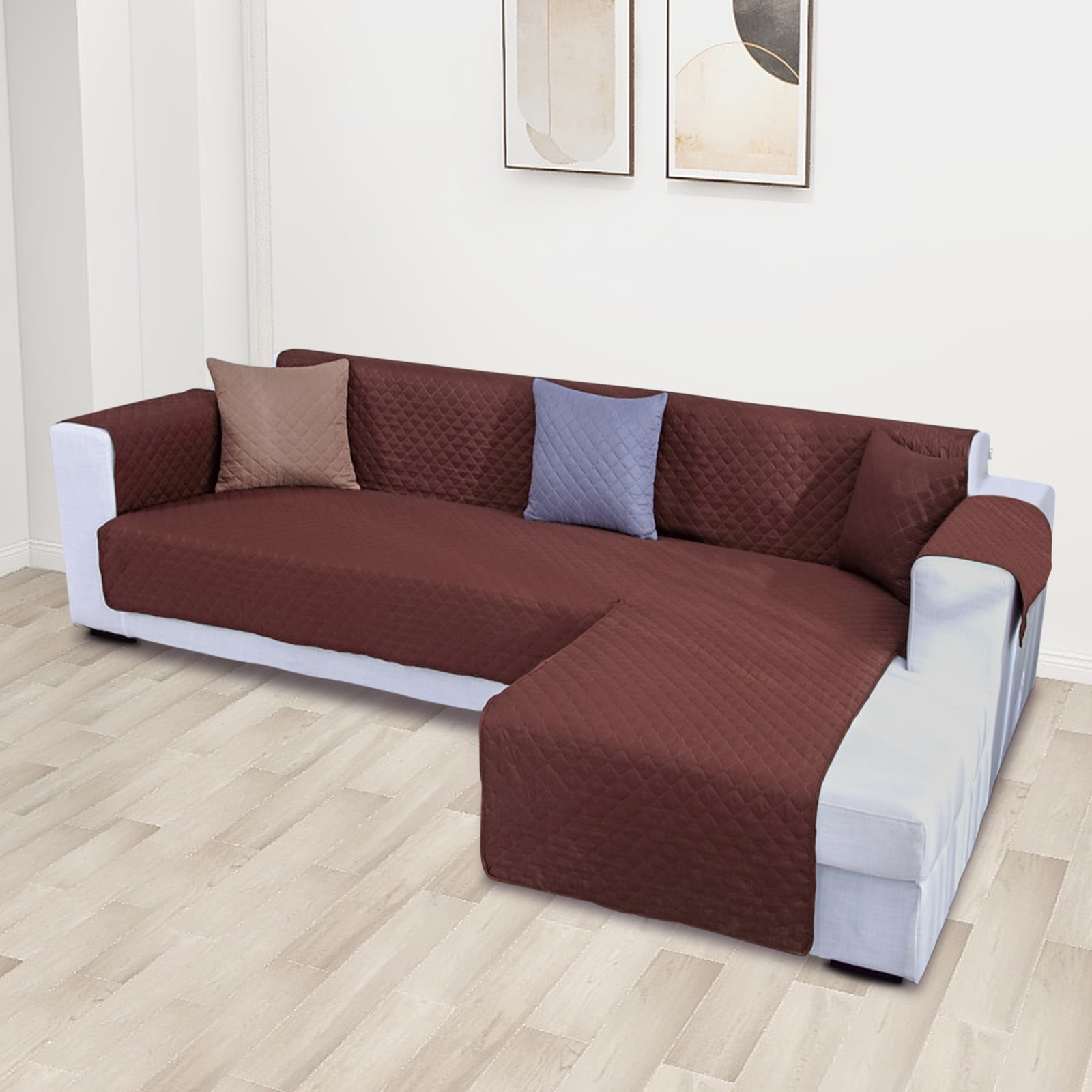 Waterproof Sofa Cover, L Shaped Couch Cover, Sectional Universal Sofa ...