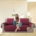 thumbnail image 1 of Waterproof Sofa Cover, Non Slip Protector, Washable, Stretchable, For Pets Kids, Everyday Home Use, Furniture Cover, Easy Care Akmoler | Red, 1 of 9