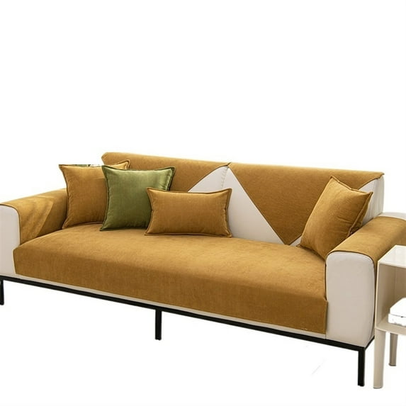 Waterproof Sofa Cushion Cover Chenille Textures Universal Non-Slip Couch Cover Towel Sofa Protective