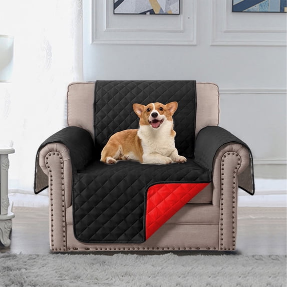 Waterproof Sofa Cushion Cover For Dogs Kids,Anti-Scratch Furniture Protector,Soft Microfiber Non-Slip Couch Cover,Machine Washable For 1 Cushion Chair Home Use