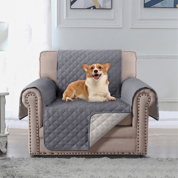 Waterproof Sofa Cushion Cover For Dogs Kids,Anti-Scratch Furniture Protector,Soft Microfiber Non-Slip Couch Cover,Machine Washable For 1 Cushion Chair Home Use