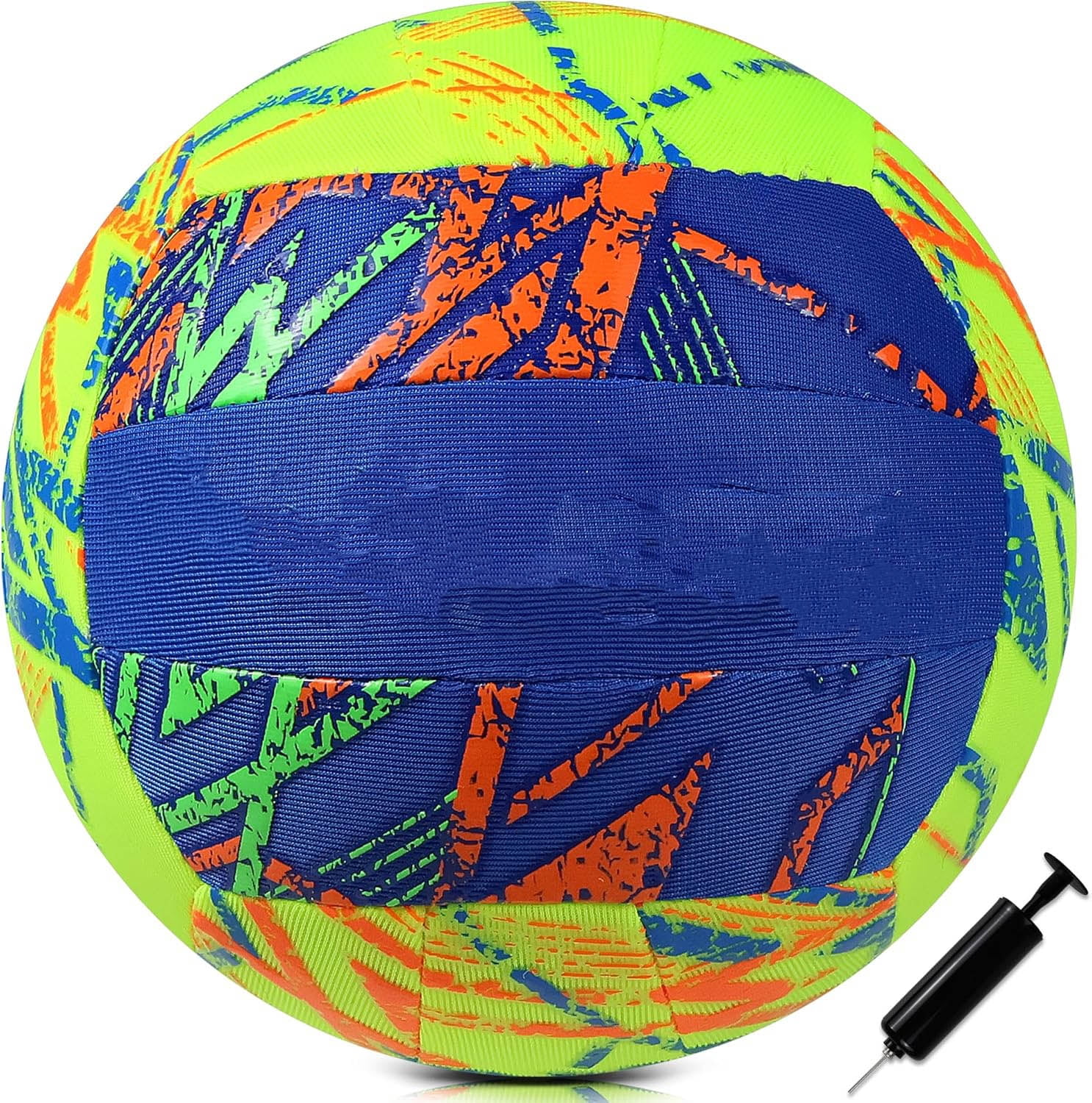 Waterproof Soft Volleyball with Pump for Indoor Outdoor Games
