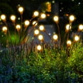 thumbnail image 1 of Waterproof Solar Garden Lights, Starburst Swaying Light Swaying When Wind Blows Solar Lights, Outdoor Decorative Warm White Light (2 Pcs), 1 of 8