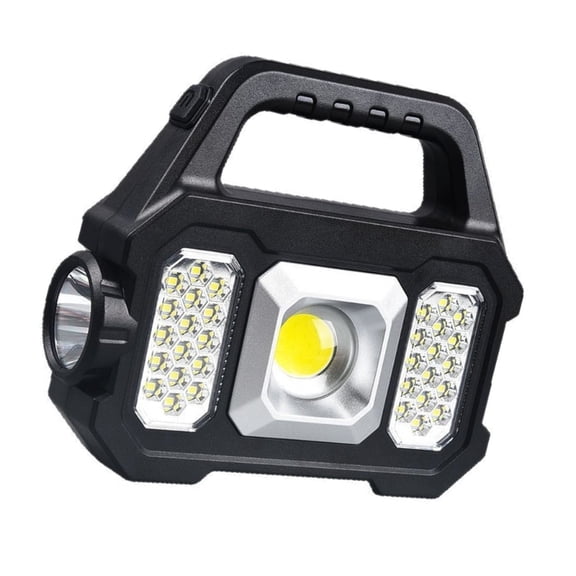 Waterproof Solar LED Work Light With Reverse Charging Feature For Construction Site And Outdoor Exploration