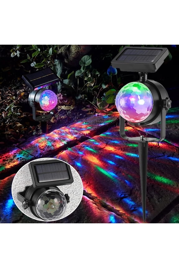 Waterproof solar-powered laser LED projector, indoor/outdoor Christmas light, Christmas home lawn decoration, RGB oven projector.