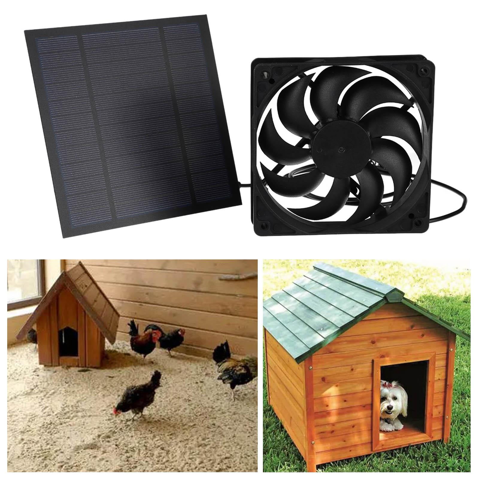 Waterproof Solar Panel Exhaust fan Ventilation Fan Weatherproof Outdoor