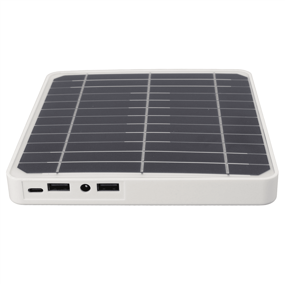 Waterproof Solar Panel Kit 20W Portable Charger with 2 USB Outdoor Battery Powered for Camping Mounting Rack