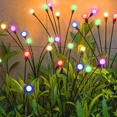 thumbnail image 1 of Waterproof Solar Powered Firefly Light Outdoor Garden Swaying Light Lawn Garden Decor Solar Light Landscape Lamp (colorful,10 lights), 1 of 7