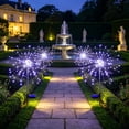 thumbnail image 1 of Waterproof Solar Powered Firework Lights, Warm Glow Ground Insert Lighting, Auto Charging Outdoor Lamp, Soft Ambient Ornament for Lawn, Courtyard, 1 of 6