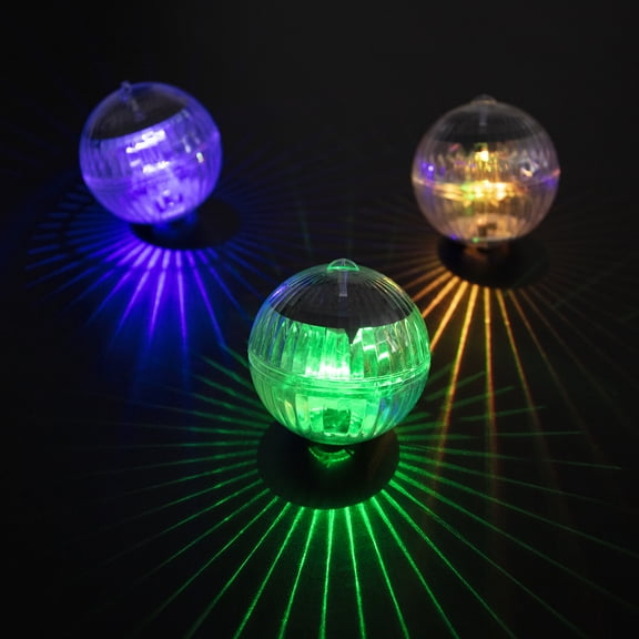 Waterproof Solar Powered LED Floating Ball Lamp Decor Light for Swimming Pool Garden Solar Pool Floating Light LED Lamp Fountain Fish Tank Decor