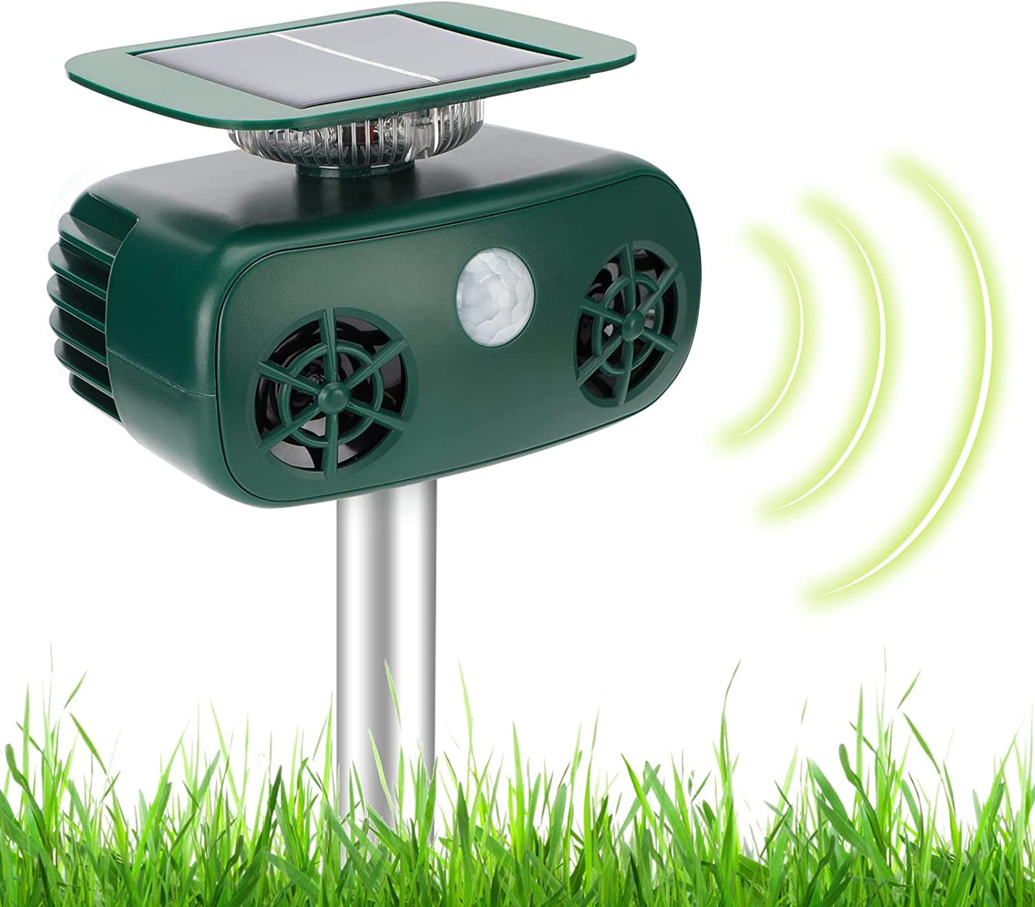 Waterproof Solar Ultrasonic Cat Repeller Outdoor Cat Repeller for Cats