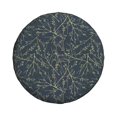 thumbnail image 1 of Waterproof Spare Wheel Cover, Branches Seamless Pattern Adjustable Wheel Cover For Jeep Trailer RV SUV Car, 17 inch, 1 of 8
