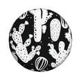thumbnail image 1 of Waterproof Spare Wheel Cover, Cactus Succulents Pattern Adjustable Wheel Cover For Jeep Trailer RV SUV Car, 14 inch, 1 of 8