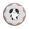 thumbnail image 1 of Waterproof Spare Wheel Cover, Cartoon Dog Pattern Adjustable Wheel Cover For Jeep Trailer RV SUV Car, 17 inch, 1 of 8