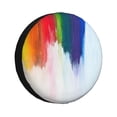 thumbnail image 1 of Waterproof Spare Wheel Cover, Colorful Oil Painting Adjustable Wheel Cover For Jeep Trailer Rv Suv Car, 17 Inch, 1 of 8