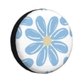 thumbnail image 1 of Waterproof Spare Wheel Cover, Flowers Bloom Adjustable Wheel Cover For Jeep Trailer Rv Suv Car, 17 Inch, 1 of 8