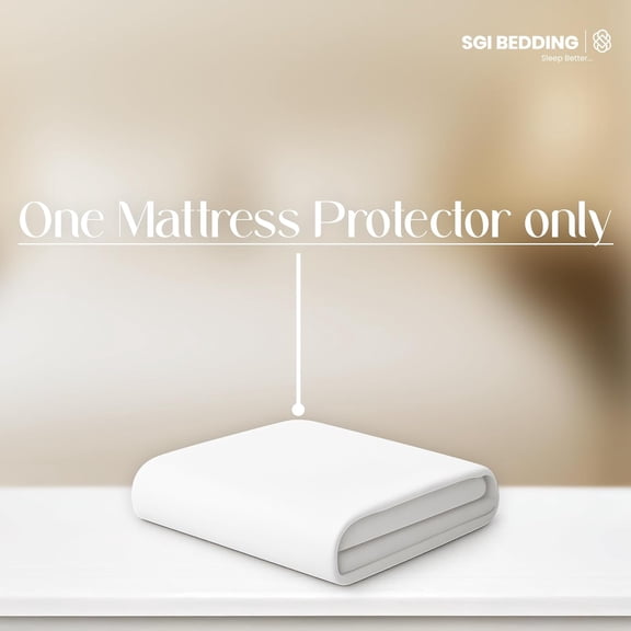 Waterproof Split Top King Mattress Protector Pad Cover 34" Top Split, 18" Deep Pocket Fitted Style, Soft Noiseless & Breathable Bed Cover for Adjustable Split Head Beds White