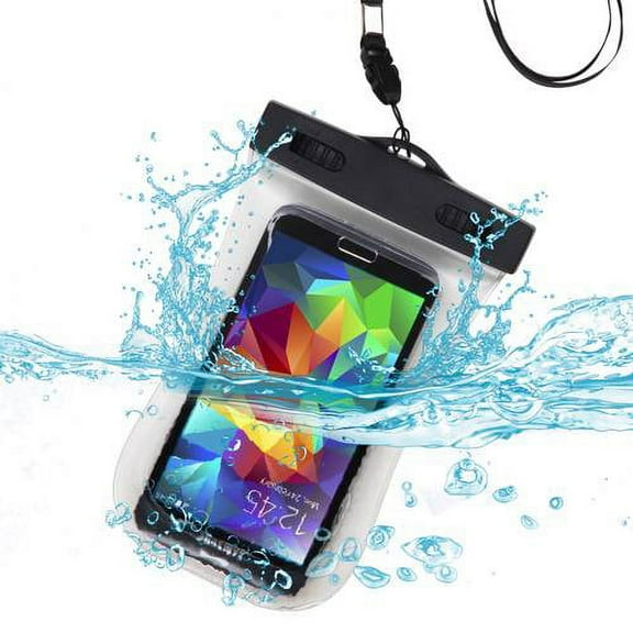 Waterproof Sports Armband Case Bag Pouch for Samsung Galaxy J3 (2018), Amp Prime 3, J3 Luna Pro, Sol 2, J3 Prime, Amp Prime 2, Express Prime 2 (T-Clear) + MND Mini Stylus