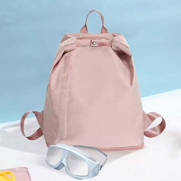 Waterproof Sports Backpack - 40L Dry Wet Separation Gym Bag with Shoe Compartment, Beach Swimsuit Tote for Travel & Fitness (Pink)