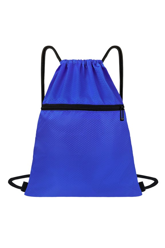 Waterproof Sports Backpack, Travel Drawstring Bag, Multi-Functional Fitness Storage, Durable Lightweight Oxford Cloth, Small Pocket, Foldable Design, Outdoor Activities, Gym, Swimming