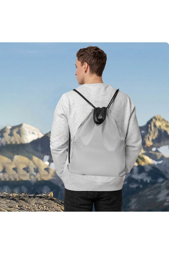 Waterproof Sports Drawstring Backpack Bag for Gym, Basketball, Swimming and Travel – Large Capacity Oxford Cloth, Lightweight Foldable Athletic Sackpack