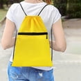 thumbnail image 1 of Waterproof Sports Drawstring Backpack Gym Bag – Large Capacity Oxford Cloth Sackpack with Small Pocket for Basketball, Swimming, Travel,, 1 of 6