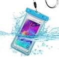 thumbnail image 1 of Waterproof Sports Lightning Case Bag Pouch (with Lanyard) for Sharp Aquos Xx,Z3, Crystal 2, Crystal, MS1 (Light Blue) + MND Mini Stylus, 1 of 5
