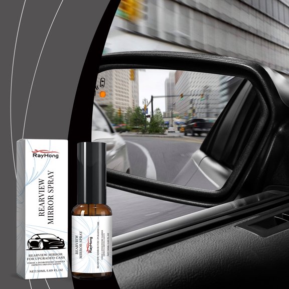 Waterproof Spray for Car Glass, Water Stain and Streak Removal, 50ml, Long-Lasting Protection, Enhanced Visibility, Suitable for Windshields, Mirrors, and Glass Surfaces