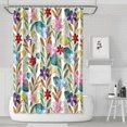 thumbnail image 1 of Waterproof Spring Farmhouse Garden Shower Curtain 72x72 Inch Boho Style Polyester Unique Shower Curtain for Bathroom Hotel Home Decor with 12 Plastic Hooks, 1 of 5