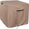 thumbnail image 1 of Waterproof Square Air Conditioner Cover for Outside AC Units Size Upto 34W x 34D x 32H inch, Khaki, 1 of 6