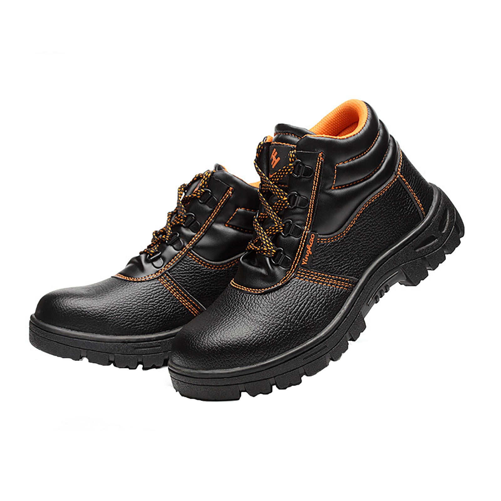 Waterproof Steel Toe Cap Boots High top Safety Trainers Industrial Construction Shoes Lightweight Breathable Non slip EU 35 47 Black