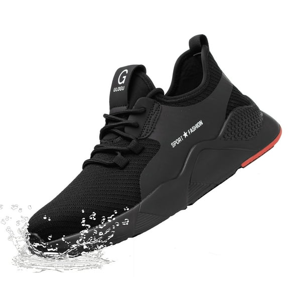 Waterproof Steel Toe Shoes for Men & Women, Lightweight Non-Slip Safety Sneakers, Puncture-Proof Work Shoes, Comfortable Industrial Shoes for Construction, Warehouse