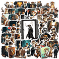 thumbnail image 1 of Waterproof Stickers Detective Otter Vinyl Stickers Retro Style for Notebooks Laptops Suitcases, 1 of 9