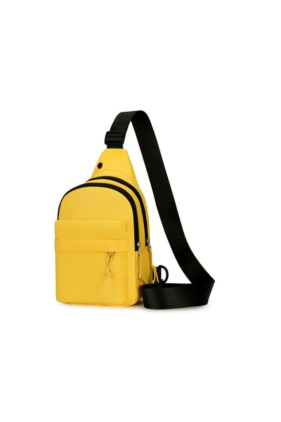Waterproof Strap Bag Crossbody Backpack with Headphone Hole Strap Backpack Hiking Backpack Multipurpose Crossbody Chest Bag