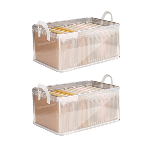 Waterproof Sturdy PVC Storage Box for Travel and Home Use Clear Home Storage Organizers for Small Items Daily Use