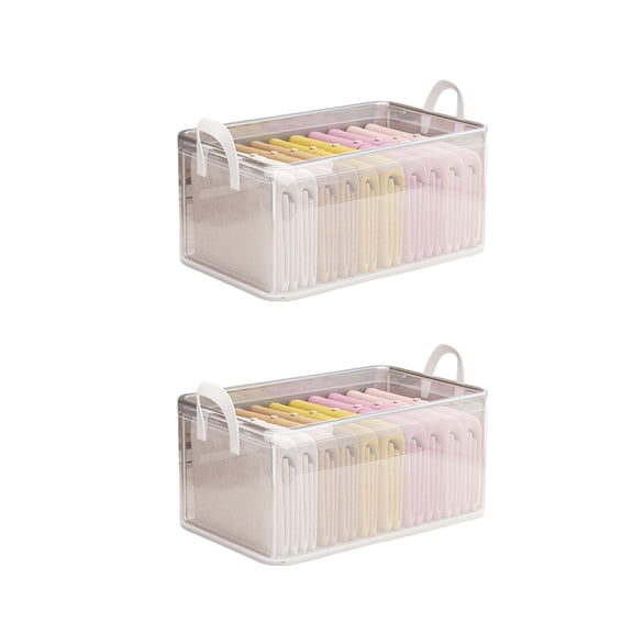 Waterproof Sturdy PVC Storage Box for Travel and Home Use Clear Home Storage Organizers for Small Items Daily Use