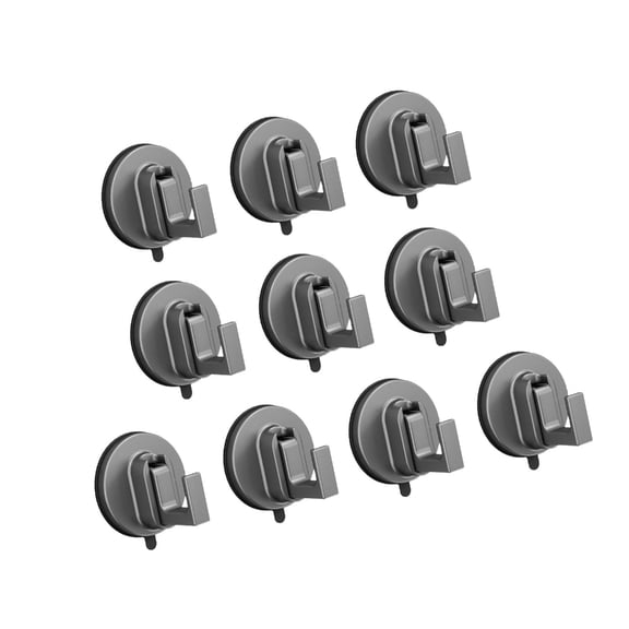 Waterproof Suction Cup Hooks None Punching Hole Shower Hooks Wall Mounted Bathroom Clothes Hanger Easy to Install