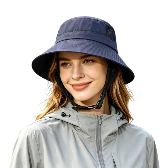 Waterproof Sun Hat, Rain Hat for Women, UPF 50+ UV Protection, Wide Brim, Packable, Lightweight, Fishing Hat for Hiking, Travel