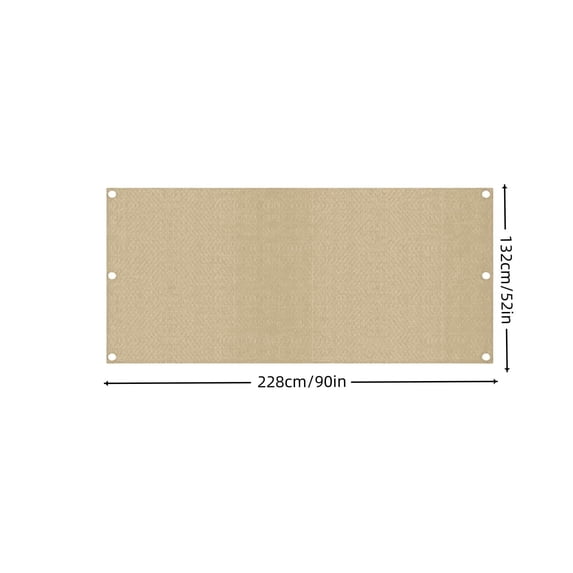 Waterproof Sun Shade Cover for Outdoor Play Equipment - Playground Canopy for ' Backyard Climbers, All Weather Protection with Easy Hook and Loop Installation Yellow