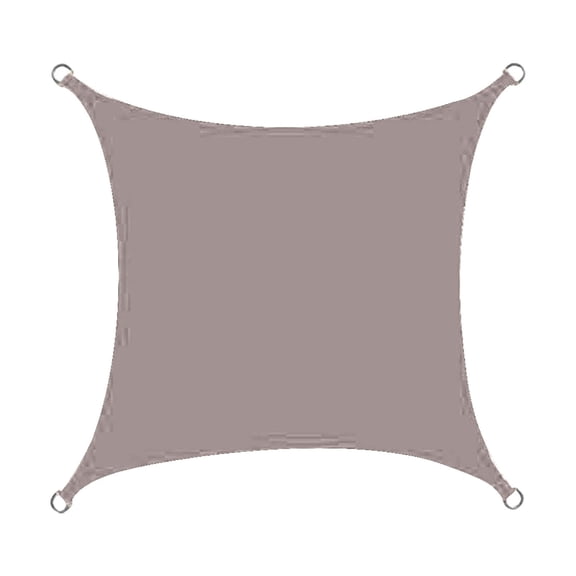 Waterproof Sun Shade Sail 13' x 13' Rectangle UV Block for Backyard Patio Deck Garden Outdoor Activities and Events Durable Outdoor Canopy Sun Protection