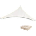 thumbnail image 1 of Waterproof Sun Shade Sail UV Blocker Sunshade Patio Equilateral Triangle Knitted Block Fabric Pergola Carport Awning, 1 of 7