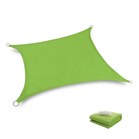 Waterproof Sun Shade Sail UV Blocker Sunshade Patio Equilateral Triangle Knitted Block Fabric Pergola Carport Awning